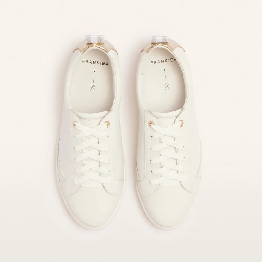 FRANKIE4 White Sneakers-Asher