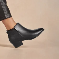 FRANKIE4 Mid Heel Boots|Ankle Boots-Charleston