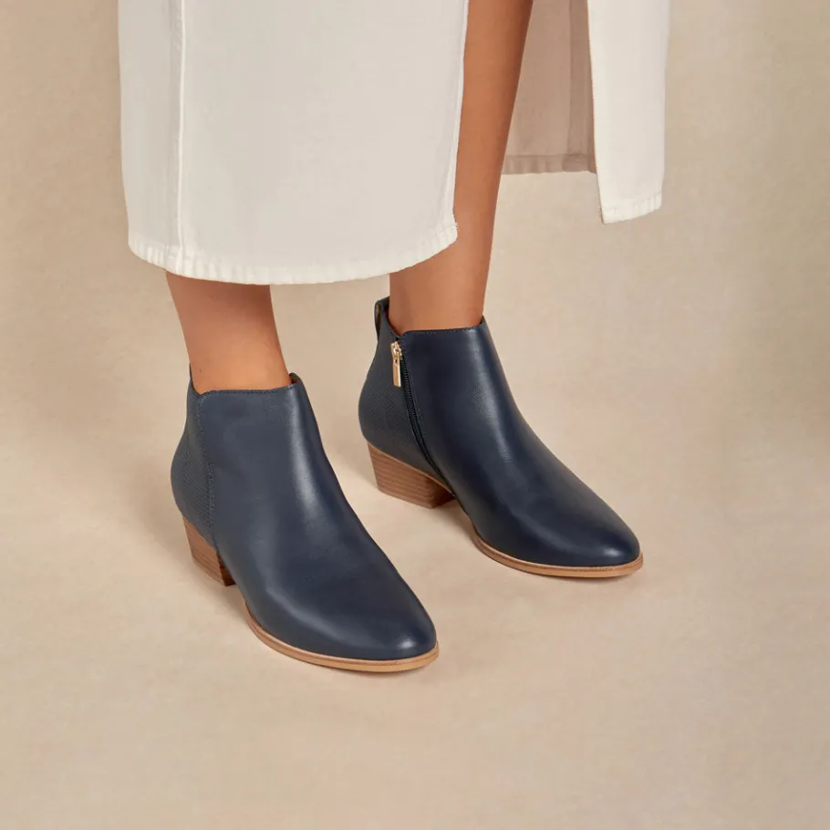 FRANKIE4 Mid Heel Boots|Ankle Boots-Charleston