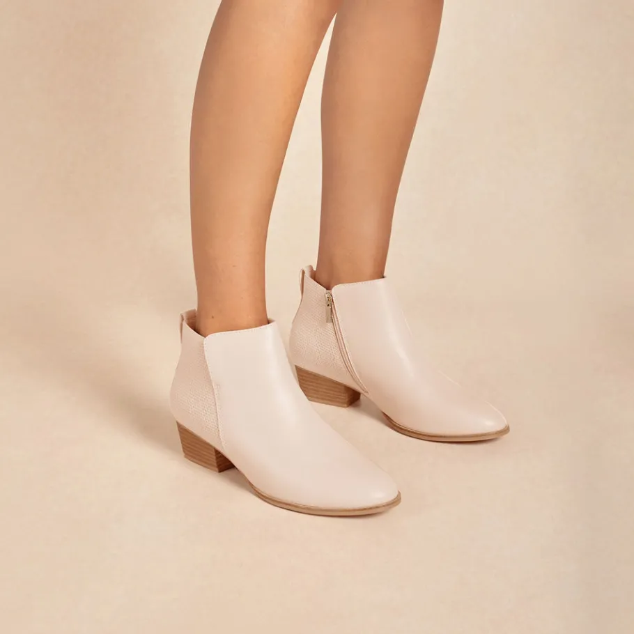 FRANKIE4 Mid Heel Boots|Ankle Boots-Charleston
