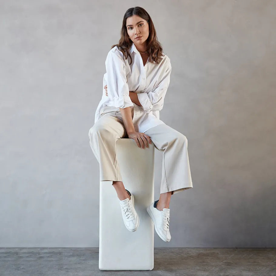 FRANKIE4 White Sneakers-Drew