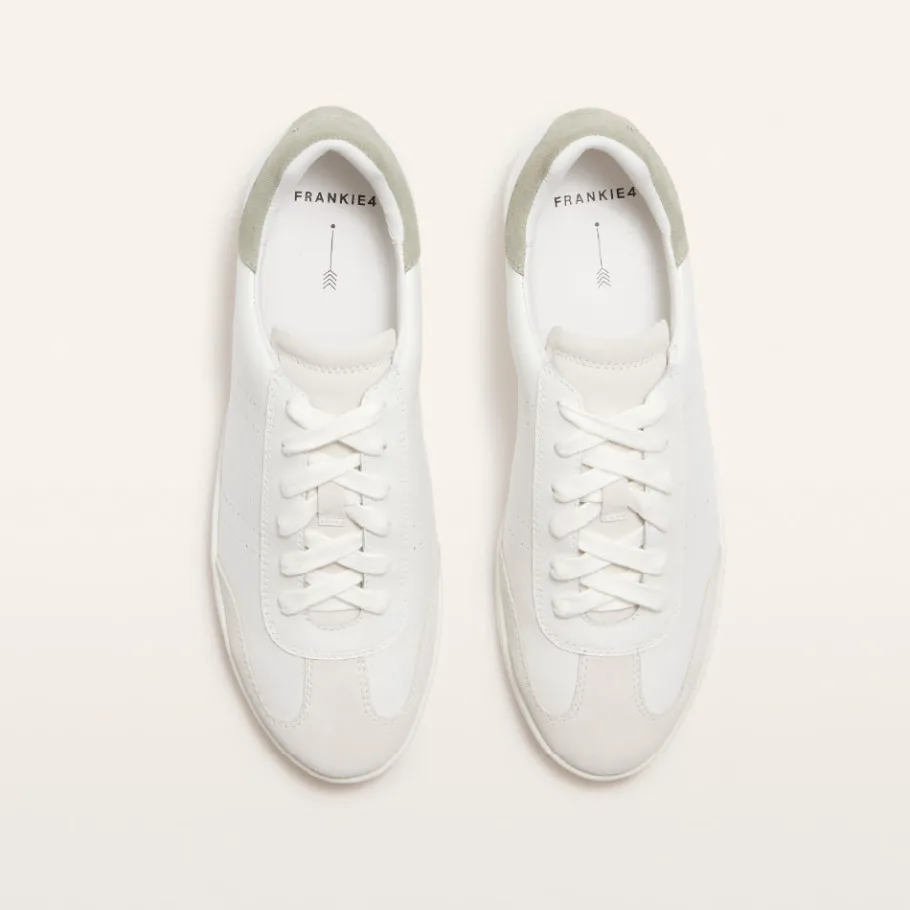FRANKIE4 White Sneakers-Drew