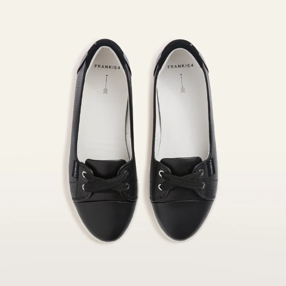 FRANKIE4 Casual Flats|Black Sneakers-Hannah III