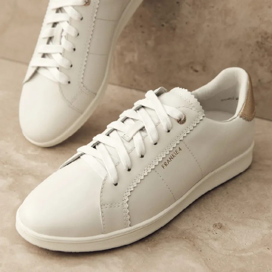 FRANKIE4 White Sneakers-Jackie IV