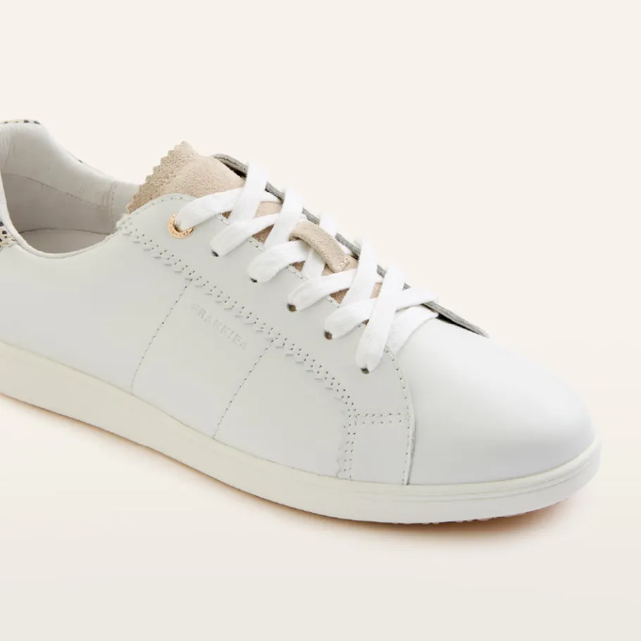 FRANKIE4 White Sneakers-Jackie IV