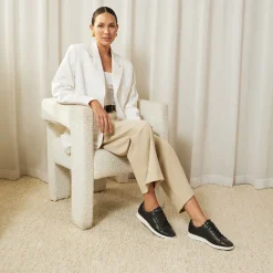 FRANKIE4 Black Sneakers-Jackie V