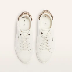 FRANKIE4 Neutral Sneakers-Jackie V Print