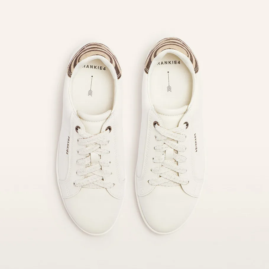 FRANKIE4 Neutral Sneakers-Jackie V Print