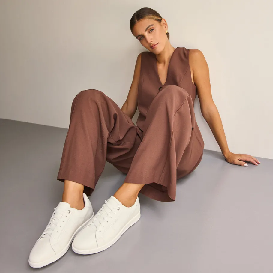 FRANKIE4 White Sneakers-Jackie V