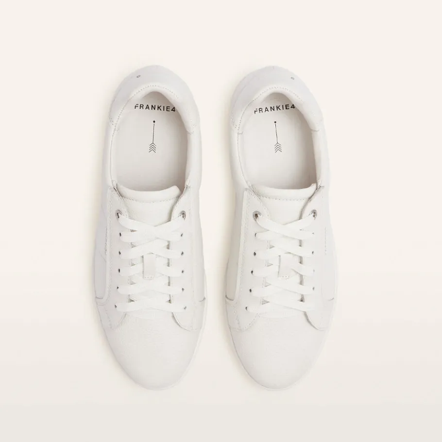 FRANKIE4 White Sneakers-Jackie V