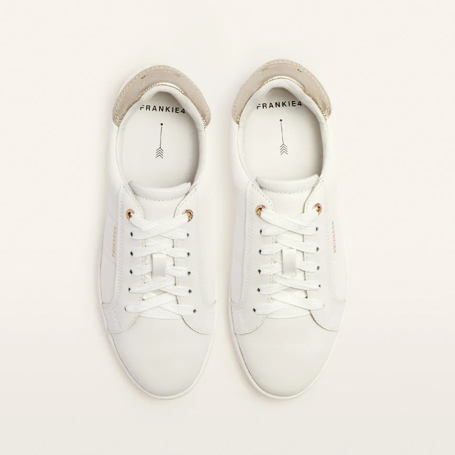 FRANKIE4 White Sneakers-Jackie V