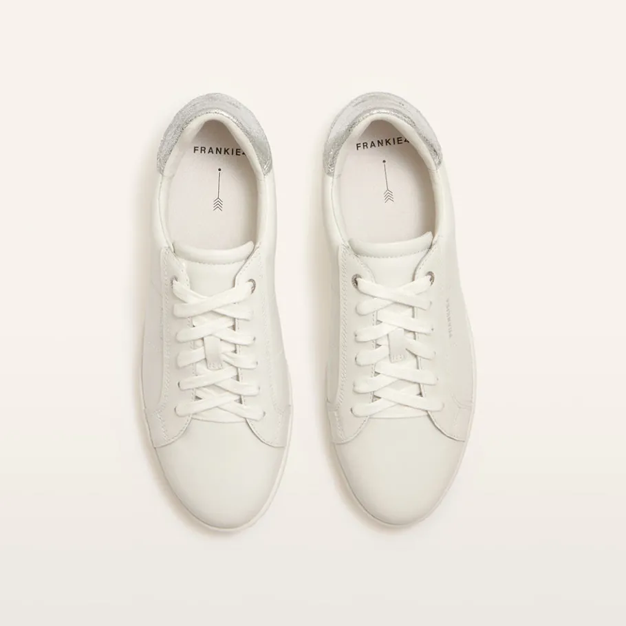 FRANKIE4 White Sneakers-Jackie V