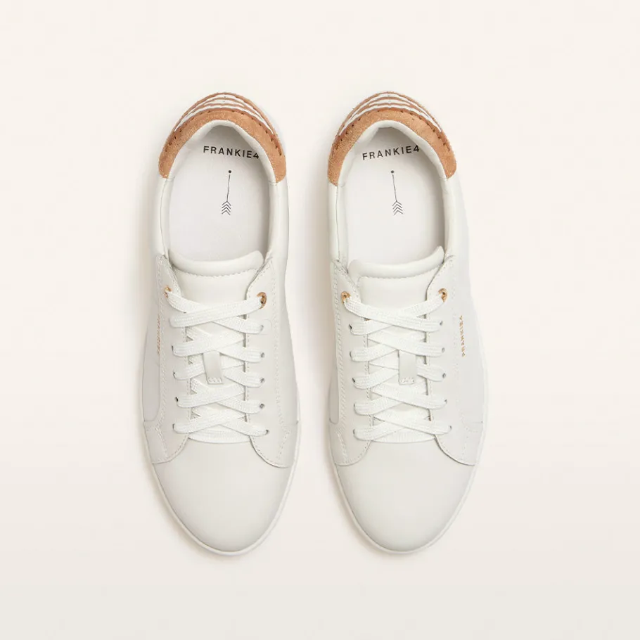 FRANKIE4 White Sneakers-Jackie V