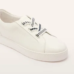 FRANKIE4 White Sneakers-Mya II Emboss