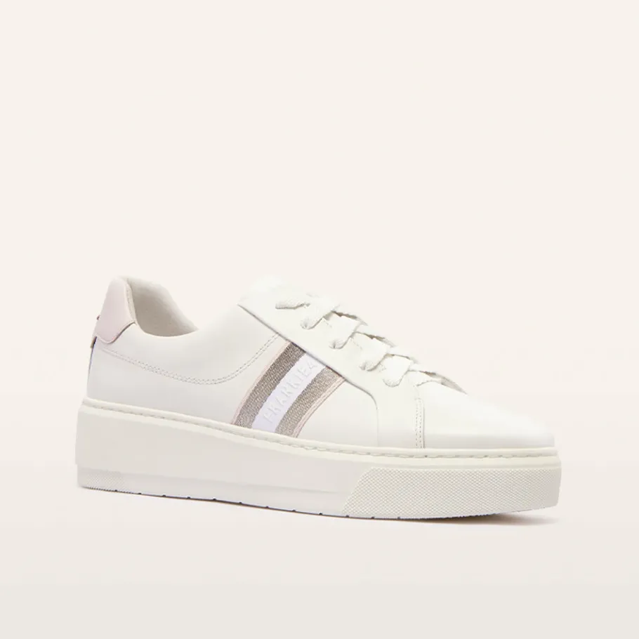 FRANKIE4 White Sneakers-Riley