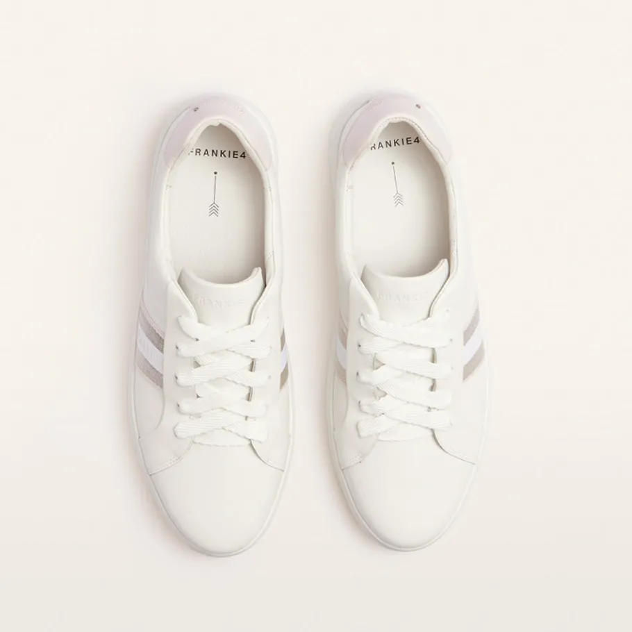 FRANKIE4 White Sneakers-Riley