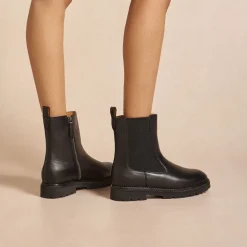 FRANKIE4 Flat Boots|Ankle Boots-Rocco Black